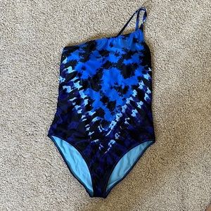 Aerie One Shoulder One Piece Recycled Swimsuit